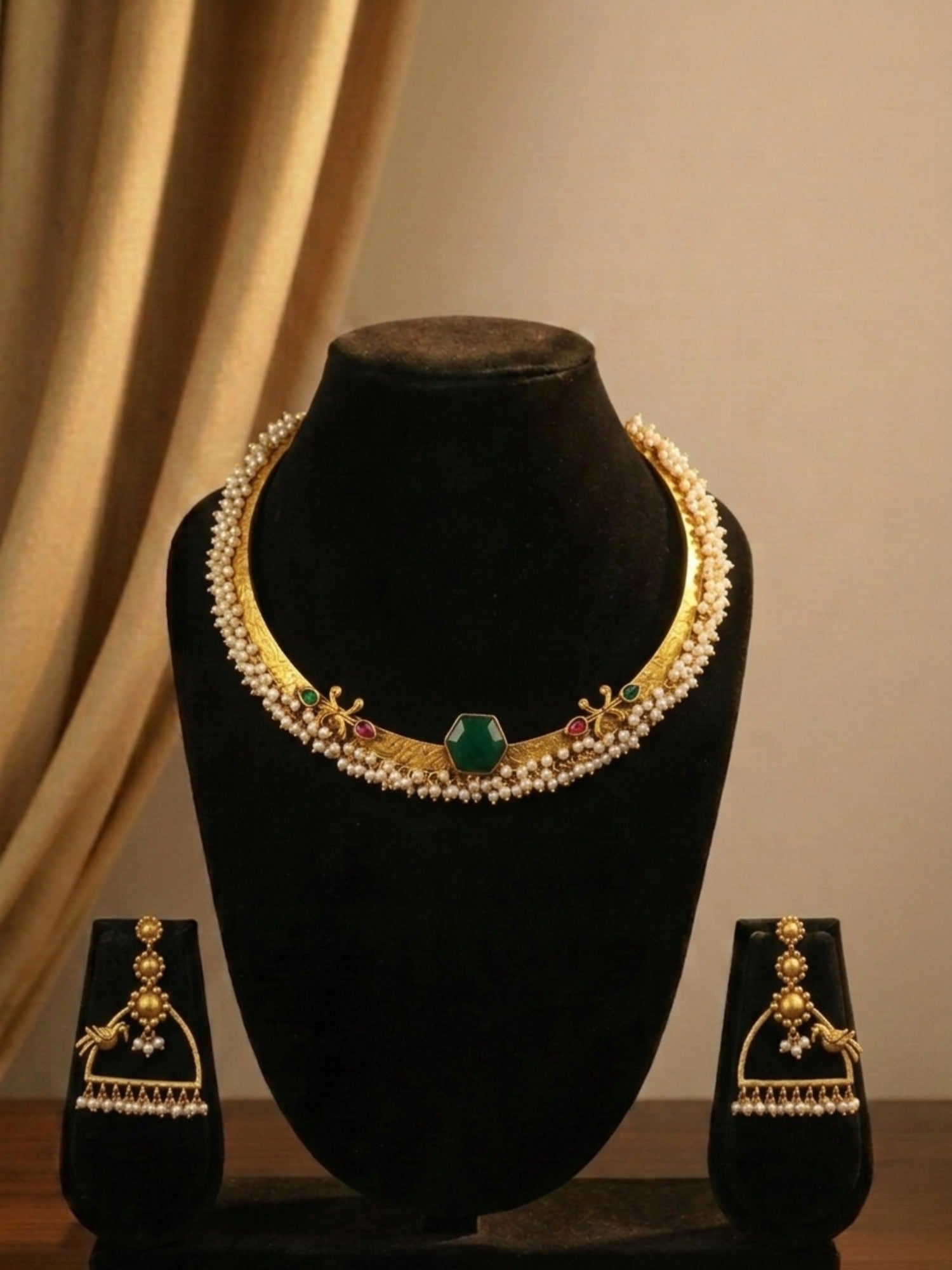 Gold Orya Jewellery Indian Jewellery Set