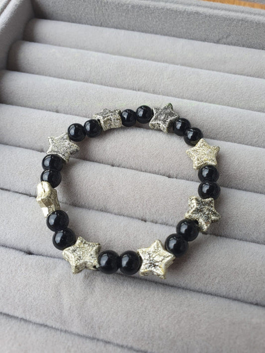 Black Gold Rameen's Collection Beaded Bracelet