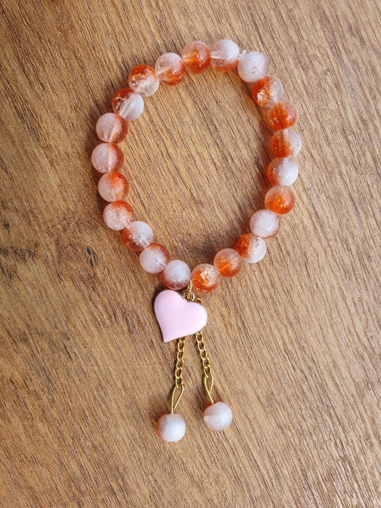 Orange Rameen's Collection Beaded Bracelet