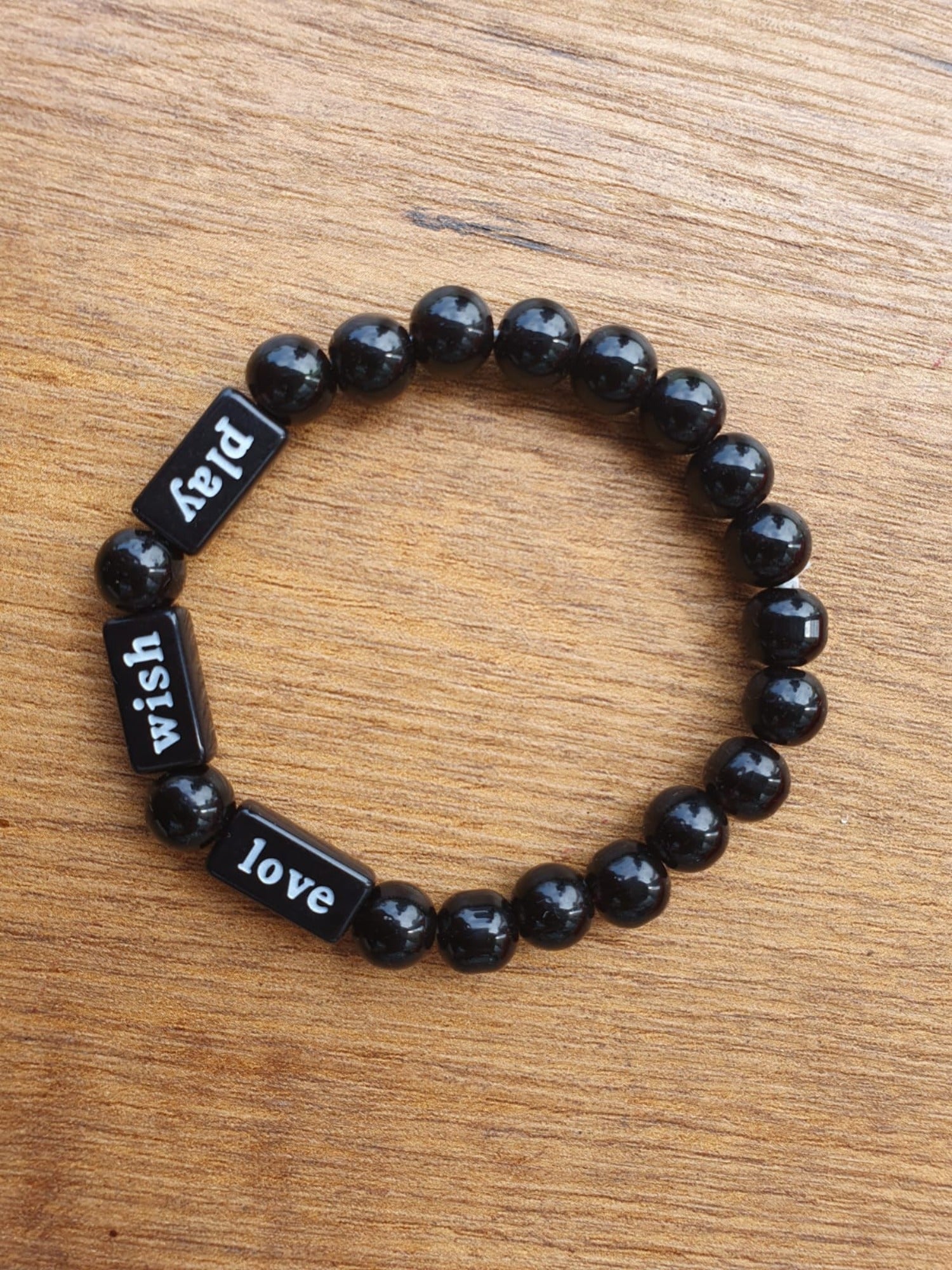 Black Rameen's Collection Beaded Bracelet