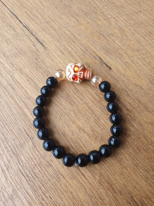 Black Rameen's Collection Beaded Bracelet
