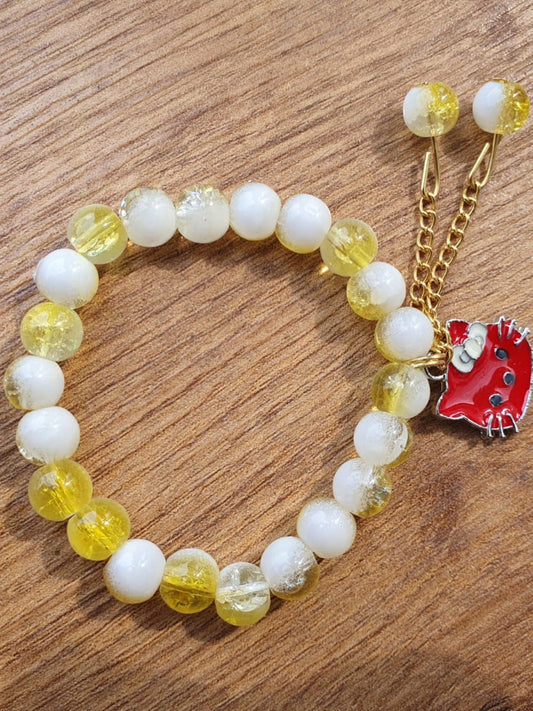 Yellow Rameen's Collection Beaded Bracelet