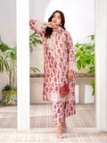 MAK Fashion Lawn Embroidered Stitched 3-Piece Suit-Ruby Rouge