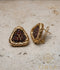 Orya Jewellery Stud Earrings-Red