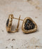 Orya Jewellery Stud Earrings-Black