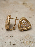 Orya Jewellery Stud Earrings-White
