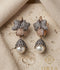 Orya Jewellery Drop Earrings-Silver Champagne