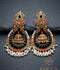 Orya Jewellery Jhumka Pearl Earrings-Multi