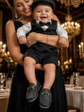 Black and Brown-Mum n Bub Baby Boy Loafers-Prewalk Loafers Gucci