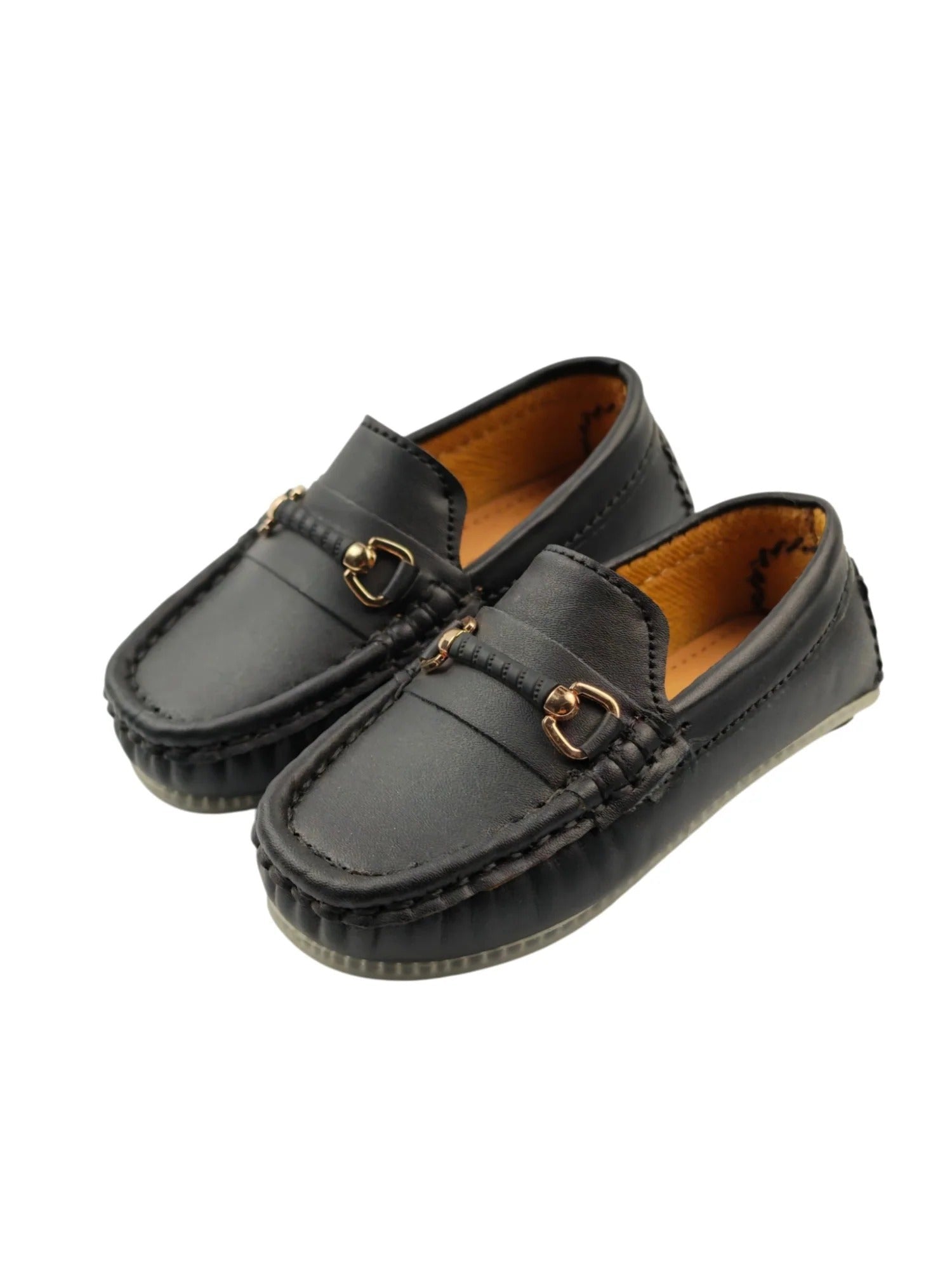 Black and Brown-Mum n Bub Baby Boy Loafers-Prewalk Loafers Gucci