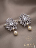 Orya Jewellery Stud Earrings-White E59
