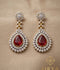 Orya Jewellery Earrings-Ruby Red-E57