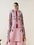 Pink-Jugnu By Hussain Rehar Pret SS26-Edit II Cotton Embroidered Stitched 3-Piece Suit-Piran