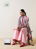 Pink-Jugnu By Hussain Rehar Pret SS26-Edit II Cotton Embroidered Stitched 3-Piece Suit-Piran