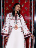 White-Jugnu By Hussain Rehar Pret SS26 Edit IV Cotton Embroidered Stitched 3-Piece Suit-Ariki