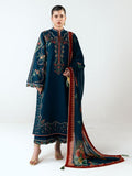 Green-Jugnu By Hussain Rehar SS26 Edit III Cotton Embroidered Unstitched 3-Piece Suit-Agna