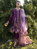 Purple Hussain Rehar Jinan'26 Lawn Embroidered Unstitched 3-Piece Suit-Lyla