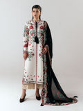 White-Jugnu By Hussain Rehar SS26 Edit III Cotton Embroidered Unstitched 3-Piece Suit-Inali