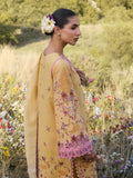Yellow-Hussain Rehar Jinan'26 Lawn Embroidered Unstitched 3-Piece Suit-Sonal