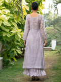 Lilac Manahil Arts Sheesha Net Embellished Stitched 4-Piece Suit-K-240