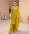 Manahil Arts Chiffon Embellished Sharara-MS-04-Chartreuse