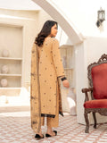Black and Beige-Noori Lawn Cotton Embroidered Stitched 3-Piece Suit-Sk26102 