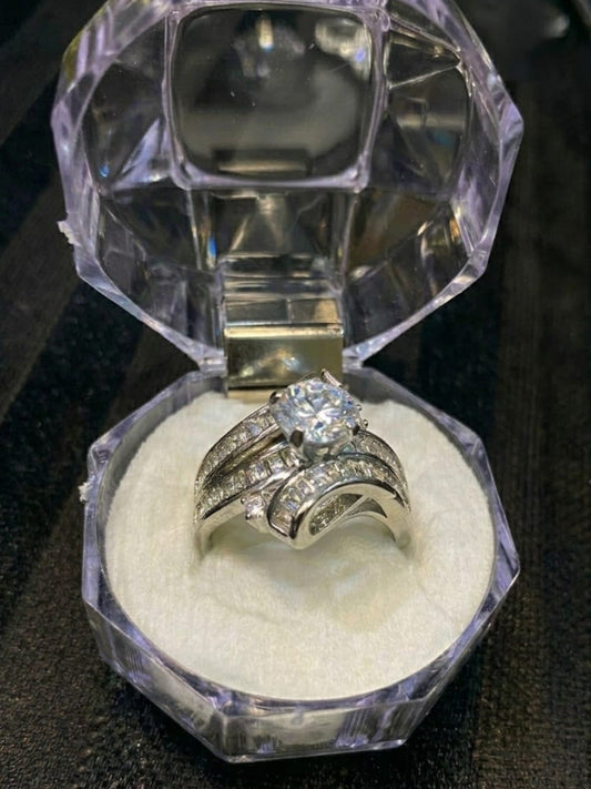 Silver-Fashion Hub By Noor Bilal-Statement Ring 