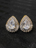 Silver Fashion Hub By Noor Bilal-Stud Earring
