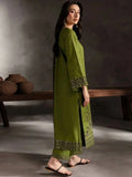 Green-Pyara Jora Lawn Embroidered Stitched 3-Piece Suit-Ezma