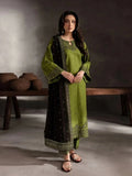 Green-Pyara Jora Lawn Embroidered Stitched 3-Piece Suit-Ezma