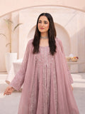 Pink-Manahil Arts Chiffon Embellished Maxi-L-025-Mauve Pink