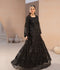 Manahil Arts Net Embellished Lehenga Set-L-004-Black