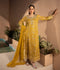 Manahil Arts Chiffon Embellished Maxi-K-197-Mustard