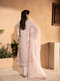 Lilac-Manahil Arts Organza Embellished Stitched 3-Piece Suit-K-183-Lilac