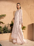 Lilac-Manahil Arts Organza Embellished Stitched 3-Piece Suit-K-183-Lilac