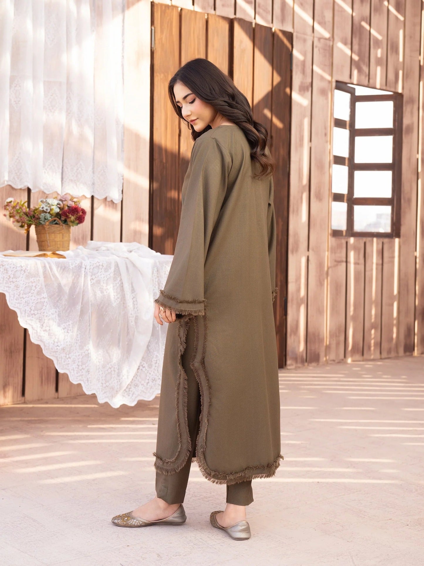 Panache Apparel Winter Core Linen Stitched Suit-Flurry