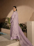 Manahil Arts Crepe Embellished Stitched 4-Piece Suit-Style Code:198-Lilac