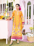 Yellow -Fatima Hussain Lawn Pret Printed Stitched 3-Piece Suit