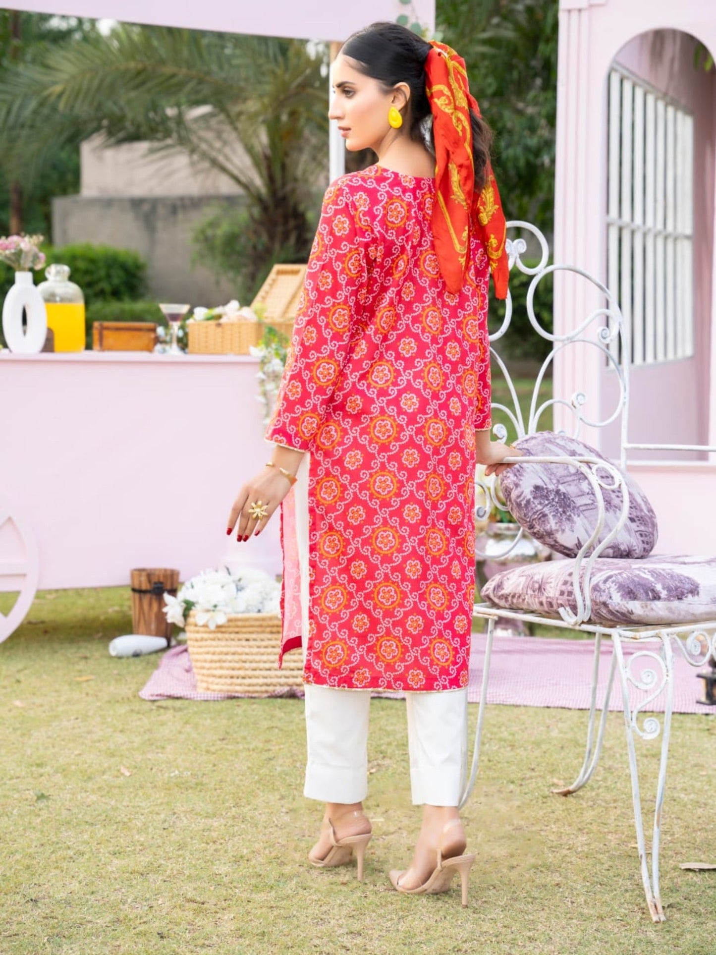  Pink-Fatima Hussain Lawn Printed Stitched 2-Piece Suit