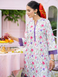 White and Purple-White and Purple-Fatima Hussain Lawn Printed Stitched 2-Piece Suit