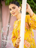 Yellow-Hussain Lawn Printed Stitched 2-Piece Suit