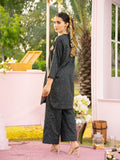 Black-Hussain Lawn Printed Stitched 2-Piece Suit