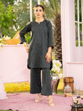 Black-Hussain Lawn Printed Stitched 2-Piece Suit