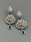 Silver and Blue-H&A Jewellery Earrings