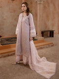 Lilac Manahil Arts Organza Embellished Stitched 4-Piece Suit-Style code :181-Lilac