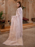 Lilac Manahil Arts Organza Embellished Stitched 4-Piece Suit-Style code :181-Lilac