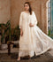 Manahil Arts Organza Embellished Stitched 3-Piece Suit-182-Off White