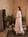 Lilac Manahil Arts Organza Embellished Stitched 3-Piece Suit-Style code :182-Lilac