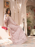 Pink Manahil Arts Chiffon Embellished Stitched 3-Piece Suit-K-169-Tea Rose Pink