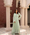 Manahil Arts Chiffon Embellished Stitched 3-Piece Suit-K-165-Pastel Green